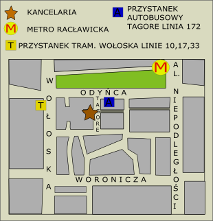 mapa dojazdu
